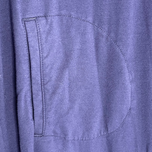 Lilly Pulitzer Rylie Navy Blue Hooded Cover Up Dress with Pink Tassels Size XS - Picture 4 of 13